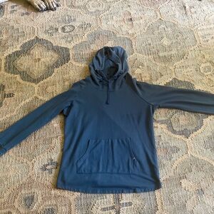 Free Fly Apparel Women's Bamboo Flex Hoodie Gray-Blue Hoodie, Large
